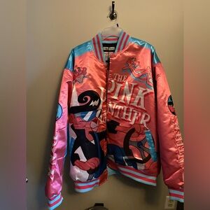 Pink Panther Mens Jacket - Pink and Blue( NWT 5XL)